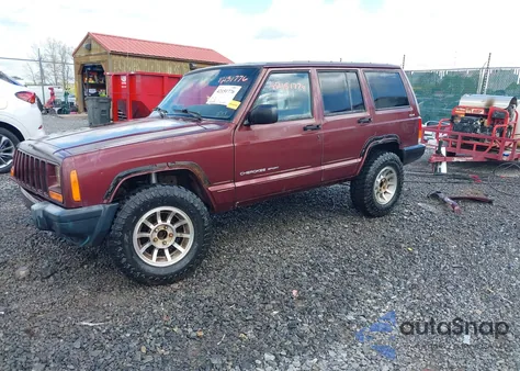 2000 Jeep Cherokee Sport z USA, uszkodzony, nr VIN 1J4FF48S2YL166255